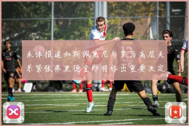 米体报道加斯佩里尼与罗马高层关系紧张弗里德金即将作出重要决定